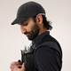 ARC'TERYX Archaeopteryx NORVAN HAT Lightweight and breathable Men and women Same style Beveled hat BLACK/Black S-M
