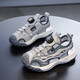 Sandales sportives pour enfants 2025 Été Nouvelle semelle douce Sole des garçons non glissés Sandales Sandales Sandales d'âge moyen Chaussures de plage pour enfants 8005 / Light Lime Taille 34 (longueur intérieure 22,0 cm)