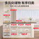 Wenshiou Sideboard integrierter Wandschrank Massivholz kleiner Apartment Storage Bar Tisch Haus Wohnzimmer Esstisch Offener Küche niedriger Schrank Stil: 1478*600*1000 rechts gegen die Wand links
