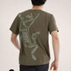 始祖鸟（ARC'TERYX）加拿大代购*始祖鸟Cormac Arc'bird  logo男背后大鸟标 短袖X9721 音速紫X9721 L