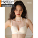 
Modal traceless underwear for women with small breasts gathering and anti-sagging bra without ring bra thin set milk white suit S (65C/70A/70B)