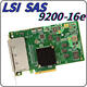 Intel Original LSI SAS 9200-16E 16-Port-Hochgeschwindigkeits-RAID-Karte 6 GB/s SAS/SATA LSI0018 9201-16E Neues Arbeitspaket drei Jahre Qualität