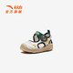ANTA children's sandals, boys' and girls' shoes, infants' 2025 summer new arrival Octopus breathable toe-cap anti-collision beach shoes for boys, ivory white/blue 0066H--5 26