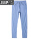 Jeep Spirit Jeep Ice Silk Light Color Jeans New Summer Stretido Summer Stretch Comercio recto de alta gama Biros informales 9767 Azul claro [TiAnshi] Estilo 30 [Espera circunferencia: 2 pies tres]