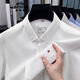 Classic Car (Laoyeche) reines Baumwollstickte am Sommer New Shirt Business Casual Dad Middle-Alter Herren-Baumwoll-Kurzarm-Shirt White 15272 48