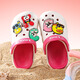 B.Duck Little Yellow Duck Children's Shoes Children's Croc Shoes Cute Cartoon Beach Slippers for Boys and Girls Garden Shoes 5964 White Rose Red 30