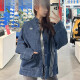 阿迪达斯 （adidas）蛇年新年款情侣新中式牛仔运动唐装外套JY8275JZ9928 蓝色JZ9928  XXS