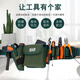 Master Dai canvas tool bag multifunctional waist bag electrician thickened tool bag portable canvas storage bag electric drill waist bag DSF-101
