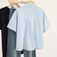 
Her pool lapel shirt 2025 summer new women's clothing commuting simple shoulder short sleeve single-breasted top