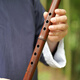 
Yuping flute, Smoky bamboo flute, Professional playing the eight-hole Xiao instrument, Cao Jun made Guizhu semi-carbonized pipe, large lacquer flute, Eight-hole D tune, Dongxiao