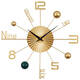 
Yonghuan Wall Clock Living Room New Italian Light Luxury Clock Modern Simple Atmospheric Creative Wall-mounted Clock Larger 695x70C More than 20 inches