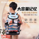 洲克（ZOKE）游泳背包儿童大容量收纳包干湿分离男女游泳健身运动游泳双肩包大 故宫雪两件套包05139+泳帽3271