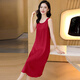 Vestido de lujo de alta gama Ehangy International Summer 2025 NUEVO COFÍBLE Temperamento francés Vest Mulberry Silk Skirt Negro [Caja de regalo de alta gama] 3xl