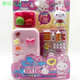 Rose Rabbit Toy Kitchen Refrigerator Set Girl Gift Series Series Puzzle Puzzle Anniversaire Gift One Word 17081 Toast