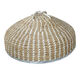 
Large iron pot straw woven pot lid steamed pot lid hand-woven high reed grass lid steamed bun straw hat lid household iron pot stewed outer diameter 7374 cm edge wrap