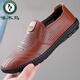 Woodpecker Beanie Chaussures pour hommes 2025 Spring and Automne Nouvelle entreprise Chaussures de cuir décontractées officielles Chaussures pour hommes Houstable Soft Sond