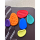 
MPPMCK sensory stone ADHD hyperactivity anxiety relief artifact finger toy silicone touch plate concentration training cold color 6 pieces delivery storage box