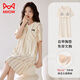 
Cat nightgown for women pure cotton comfortable with breast pad summer new simple casual women round neck home clothing set can be worn outside HC-X12532-nightgown-women M suitable for 80-100Jin [Jin equals 0.5 kg]