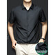 CEO Yageo high-end light luxury ice silk short-sleeved shirt for men in summer cool, non-scalding, anti-wrinkle-free, markless, men. Green flower stripes light luxury real ice silk. Green flower stripes S 3890-115Jin [Jin equals 0.5 kg]
