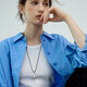 Cadena de suéter de perlas barroco El collar largo de mujeres de mujeres de mujer de mujer, joyas de otoño y joyas de invierno, nuevos productos de perla barroca colgante de perlas con cuerda de cuero coreano