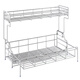 Jijian Space Kitchen Bowl Rack Drain Rack Countertop Multi-functional Pool Place Chopsticks Water Cup Storage Rack Tableware Bowl Dish Storage Rack M688 Small Single Layer Silver Gray 47CM Full Set of Pendants