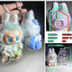 
Shantoulin Village 2025 Labubu glue first generation second generation front high energy cola style standing posture transparent protective shell standing posture third generation front high energy protective shell [1 package does not include dolls]