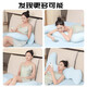 LangSha (LangSha) bed pillow for pregnant women to hold their legs, long pillow for boys and girls, special large side sleeping pillow, four seasons style - blue, care for waist and legs, 45cm*115cm, including pillow core, adult version