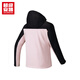 
Super Anta Shock Clothes Women's Autumn Outdoor Camping Hiking Waterproof and Moisturizing Color-blocking Hooded Sports Jacket 162536605U Basic Black/Rigid Soft Powder-3 S/Women's 160