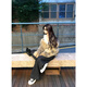
COCO LIMITED fur Romantic resonance Finland imported SAGA silver fox lapel full fur fur amber camel (Jiaojie strongly promotes color) S