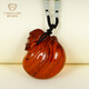 Jiale Amber Blood Amber Pendant Female Amber Carved Money Bag Pendant Authentic Orphan One Object One Picture Birthday Gift for Girlfriend