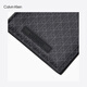 Calvin KleinJeans25 new autumn style men's business portable ck presbyopic letter full print card bag wallet gift 4D1085G UB1-Space Black One Size