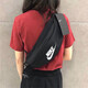 Nike (Nike) Bolsa de cintura Bolsa de hombres y mujeres 2022 Bolsa de deportes al aire libre Bolsa de cuerpo cruzado Bolso de hombro DC9856 Negro/DB0490-010 40*14*9 cm Single Size