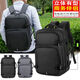 Picasso (PICASSO) backpack computer bag 17.8 inch waterproof and water-resistant large capacity usb multi-function men's business travel trend 9902 expandable black