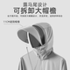 Bananaumbrella sunscreen clothes for women in summer ice silk big hat brim 2025 new lightweight breathable UV thin upf50 jacket 7030 women-light white tea [original yarn-removable hat brim] M