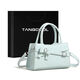 Tangku exquisite niche bowling bow new fashionable versatile shell high-quality handheld crossbody bag high-value pink