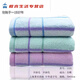 414 serviettes Shanghai Zhongpai Cuizhong Color les bandes de couleur sont des couleurs coton coton purement absorbant Face Serviette douce Boule domestique 12250 bandes 1225 vert + rose 0 0g 78x34cm
