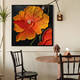 Shantoulin pueblo peony peony peony textura tridimensional Dibujo bricolaje Digital Pintura al óleo pintada a mano Acrílico Acrílico Quartz Material de arena de cuarzo Smile XH15916 60*60cmps Sin ensamblaje Marco externo negro Otra belleza de belleza