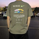 
Nike (NIKE) short-sleeved T-shirt for men 2025 summer new sportswear trendy printed round neck half-sleeved shirt casual top pure cotton hf6172-053 gray 100 S /165/recommended-120Jin[Jin equals 0.5 kg]