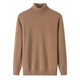 Katie Lan Ordos City produziert doppelstrang eingedickte Kaschmir-Shirt-Hemd-Rollkragenpullover Winter-Winter-Knit-Kaschmir 100% reines hellgraues 175/115