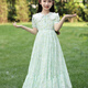 G.Duckkids Little Yellow Yellow Duck Girls Dress Summer 2025 Новая модная детская шифоновая юбка с цветочным