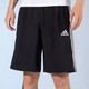 阿迪达斯 （adidas）男子足球健身速干透气五分裤训练运动短裤GK9602官方旗舰正品 IC1484经典速干黑条纹 S