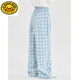 
Little yellow duck girl super beautiful suit children 2025 new spring dress fashionable girl big boy fashionable street sweatshirt plaid pants trend 15266 blue + 4916 gradient 140 cm