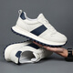 
NOSSKISS International Luxury Brand Men's Shoes 2025 Summer Breathable New Genuine Leather Casual Forrest Gump Shoes Versatile White Shoes White 41 Equals Sport Shoes 42 Size
