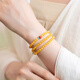 Amber Beeswax Bracelet Natural Women's Chicken Fat Yellow Southern Red Turquoise Duobao Bracelet Double Three Circles