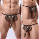 Universal Thong Men metidos en la sexo de leopardo de los hombres Tink ropa interior de un hilo paraugural para hombres Tink elefante Sports Sports Student LEOPARD EL TAMAÑO