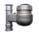 Yonghuan 304 Edelstahl Schnelllast vertikaler Wassermesser unter Einlass- und Auslasswassermesser Sanitärklemme Wassermesser DN15252 kaltes Wasser DN25 Chuck 50,5 Up Einlass und Auslass