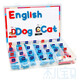 English Alphanumeric Magnetic Stickers for Children's Educational Toys Elementary Elementary Apprend Learning Artefact Carte d'enseignement Aids Numéro + Symbole Set 1 Box, avec tableau blanc, couleurs aléatoires