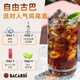 百加得（Bacardi）【刘雨昕推荐】白朗姆酒500ml洋酒莫吉托调酒基酒官方正品 白朗姆 500mL *2+樱花雪克壶套装