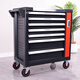 Huili Auto Repair Tool Cart Set Full Combination Industrial Grade Sheet Metal Maintenance Heavy Duty Workshop Mobile Drawer Tool Box Without Car 521 Pieces Tools + Lining