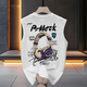 Pierre Cardin 2025 Summer moderno nuevo chaleco de cuello redondo pesado Camiseta sin mangas en el chaleco de hombres suelto